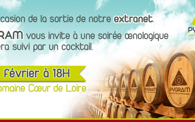 graphisme de mail pour invitation du site-internet pygram