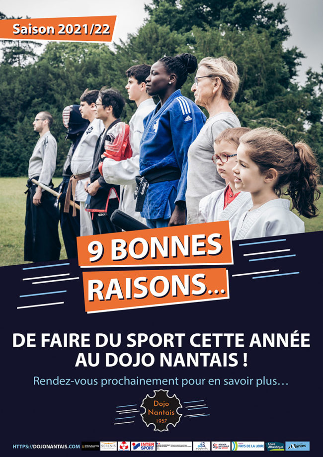 Affiche DOJO NANTAIS SAISON 2021 2022