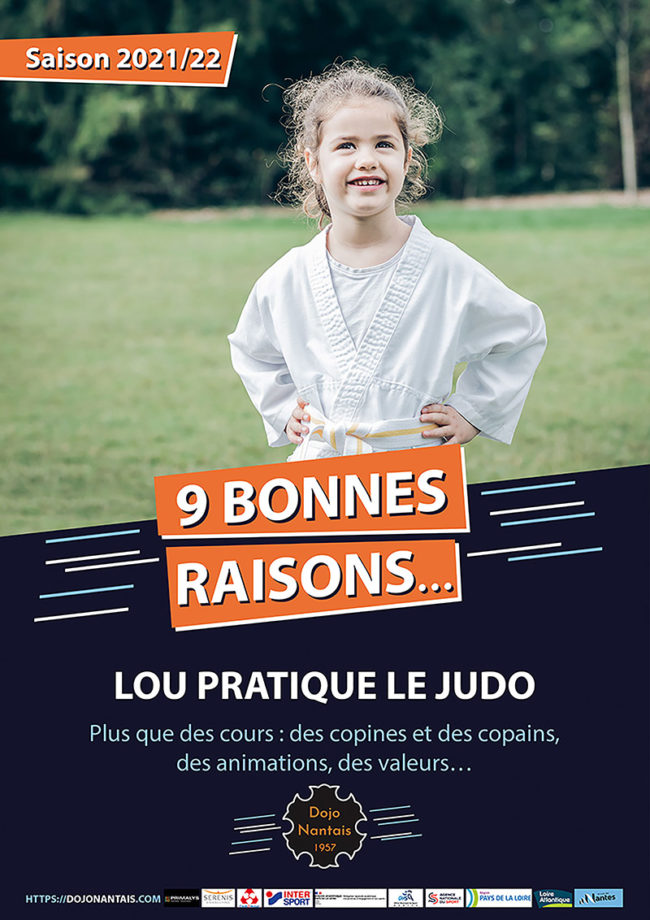 Affiche JUDO dojo nantais